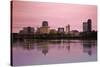 Sunrise in Little Rock, Arkansas-benkrut-Stretched Canvas