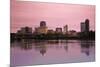 Sunrise in Little Rock, Arkansas-benkrut-Mounted Photographic Print