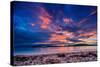 Sunrise in Nidri Lefkas Island Greece-Remy Musser-Stretched Canvas