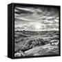Sunrise in Peak District-Rory Garforth-Framed Stretched Canvas