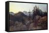 Sunrise in the Alps-Gustave Doré-Framed Stretched Canvas