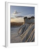 Sunrise in the Badlands, Theodore Roosevelt National Park, North Dakota, USA, North America-James Hager-Framed Photographic Print