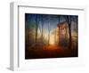 Sunrise in the Brocéliande Forest-Philippe Manguin-Framed Photographic Print
