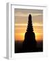 Sunrise in the Buddhist Temples of Bagan (Pagan), Myanmar (Burma)-Julio Etchart-Framed Photographic Print