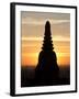 Sunrise in the Buddhist Temples of Bagan (Pagan), Myanmar (Burma)-Julio Etchart-Framed Photographic Print