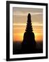 Sunrise in the Buddhist Temples of Bagan (Pagan), Myanmar (Burma)-Julio Etchart-Framed Photographic Print