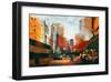 Sunrise in the City-null-Framed Art Print