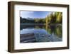 Sunrise in the Crestasee at Flims-Armin Mathis-Framed Photographic Print