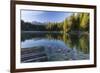 Sunrise in the Crestasee at Flims-Armin Mathis-Framed Photographic Print