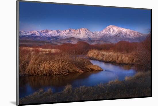 Sunrise in the Eastern Sierra Nevada Mountains-Sheila Haddad-Mounted Photographic Print