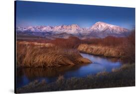 Sunrise in the Eastern Sierra Nevada Mountains-Sheila Haddad-Stretched Canvas
