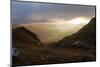 Sunrise in the Fladinger Mountain On the Left, Alps, South Tirol-Rolf Roeckl-Mounted Photographic Print