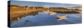 Sunrise in the Harbour at Challapampa Village, Lake Titicaca, Bolivia-Matthew Williams-Ellis-Stretched Canvas