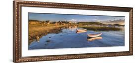 Sunrise in the Harbour at Challapampa Village, Lake Titicaca, Bolivia-Matthew Williams-Ellis-Framed Photographic Print