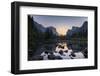 Sunrise in the Merced River, California, Yosemite Valley-Marco Isler-Framed Photographic Print