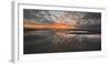 Sunrise in the Mudflat, Close to List (Municipality), Sylt (Island), Schleswig-Holstein, Germany-Rainer Mirau-Framed Photographic Print