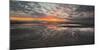 Sunrise in the Mudflat, Close to List (Municipality), Sylt (Island), Schleswig-Holstein, Germany-Rainer Mirau-Mounted Photographic Print