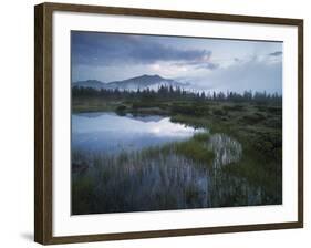 Sunrise in the Nature Reserve Siebenmšser, KitzbŸhel Alps, Moor, Hochkrimml, Gerlosplatte-Rainer Mirau-Framed Photographic Print