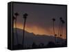 Sunrise in the San Gabriel Mountains Santa Anita 24th, October 2003-null-Framed Stretched Canvas