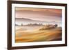 Sunrise in Val d'Orcia-Marcin Sobas-Framed Photographic Print