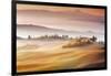 Sunrise in Val d'Orcia-Marcin Sobas-Framed Photographic Print