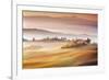 Sunrise in Val d'Orcia-Marcin Sobas-Framed Photographic Print