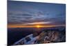 Sunrise in Watzmann with Dachstein Mountain and Steinernes Meer-Stefan Sassenrath-Mounted Photographic Print