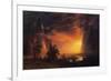 Sunrise in Yosemite Valley-Albert Bierstadt-Framed Art Print