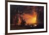 Sunrise in Yosemite Valley-Albert Bierstadt-Framed Art Print