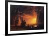 Sunrise in Yosemite Valley-Albert Bierstadt-Framed Premium Giclee Print