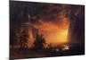 Sunrise in Yosemite Valley-Albert Bierstadt-Mounted Art Print