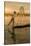 Sunrise. Intha Fisherman Rowing with His Legs. Inle Lake. Myanmar-Tom Norring-Stretched Canvas