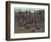 Sunrise, Inverness Copse, from British Artists at the Front, Continuation of the Western Front,…-Paul Nash-Framed Giclee Print