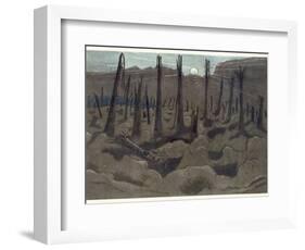 Sunrise, Inverness Copse, from British Artists at the Front, Continuation of the Western Front,…-Paul Nash-Framed Giclee Print