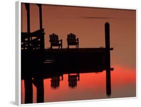 Sunrise, Isle of Hope, Savannah, Georgia, USA-Joanne Wells-Framed Photographic Print