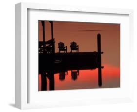 Sunrise, Isle of Hope, Savannah, Georgia, USA-Joanne Wells-Framed Photographic Print