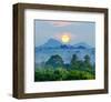 Sunrise Jungles of Sri Lanka-null-Framed Art Print