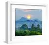 Sunrise Jungles of Sri Lanka-null-Framed Art Print