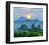 Sunrise Jungles of Sri Lanka-null-Framed Art Print