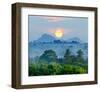 Sunrise Jungles of Sri Lanka-null-Framed Art Print