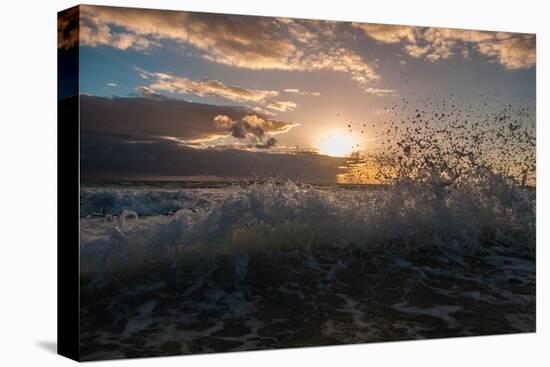 Sunrise, Kailua Beach, Oahu, Hawaii-Mark A Johnson-Stretched Canvas