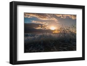 Sunrise, Kailua Beach, Oahu, Hawaii-Mark A Johnson-Framed Photographic Print