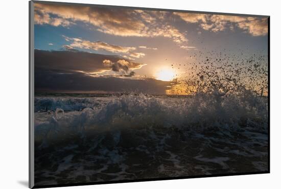 Sunrise, Kailua Beach, Oahu, Hawaii-Mark A Johnson-Mounted Photographic Print