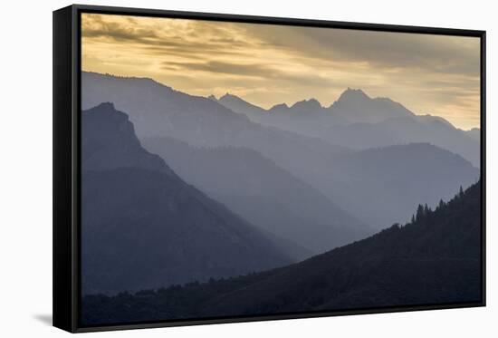 Sunrise, Kings Canyon National Park, California-Rob Sheppard-Framed Stretched Canvas