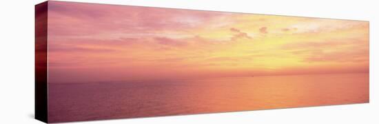 Sunrise, Lake Michigan, Michigan, USA-null-Stretched Canvas