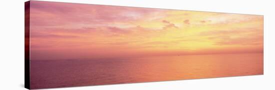 Sunrise, Lake Michigan, Michigan, USA-null-Stretched Canvas