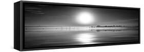 Sunrise Lake Panorama-Dean Fikar-Framed Stretched Canvas
