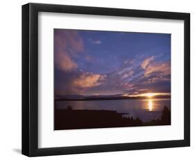 Sunrise, Lake Pukaki, Southern Alps, Canterbury, South Island, New Zealand-Jeremy Bright-Framed Photographic Print