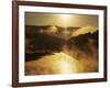 Sunrise, Lake Waterbury, Little River State Park, Vermont, USA-Charles Gurche-Framed Photographic Print