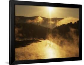 Sunrise, Lake Waterbury, Little River State Park, Vermont, USA-Charles Gurche-Framed Photographic Print